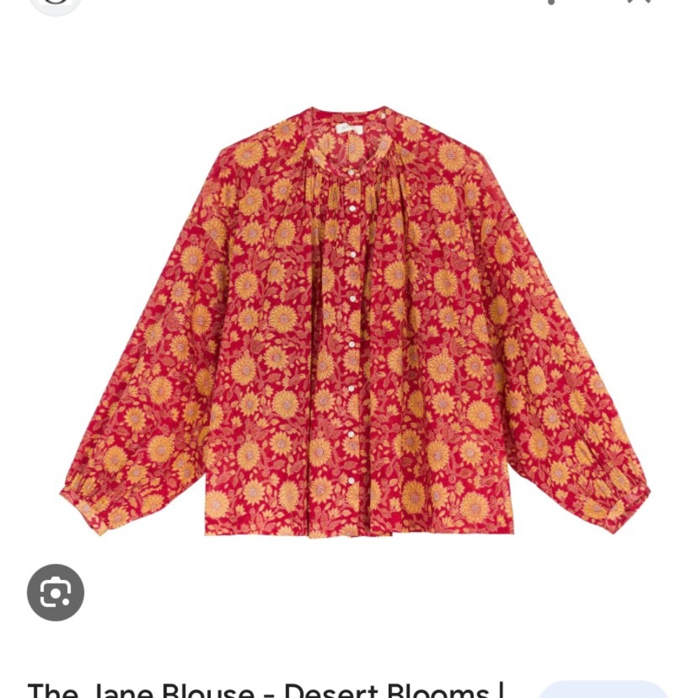 NWT DOEN Jane blouse Size XS in Desert Blooms